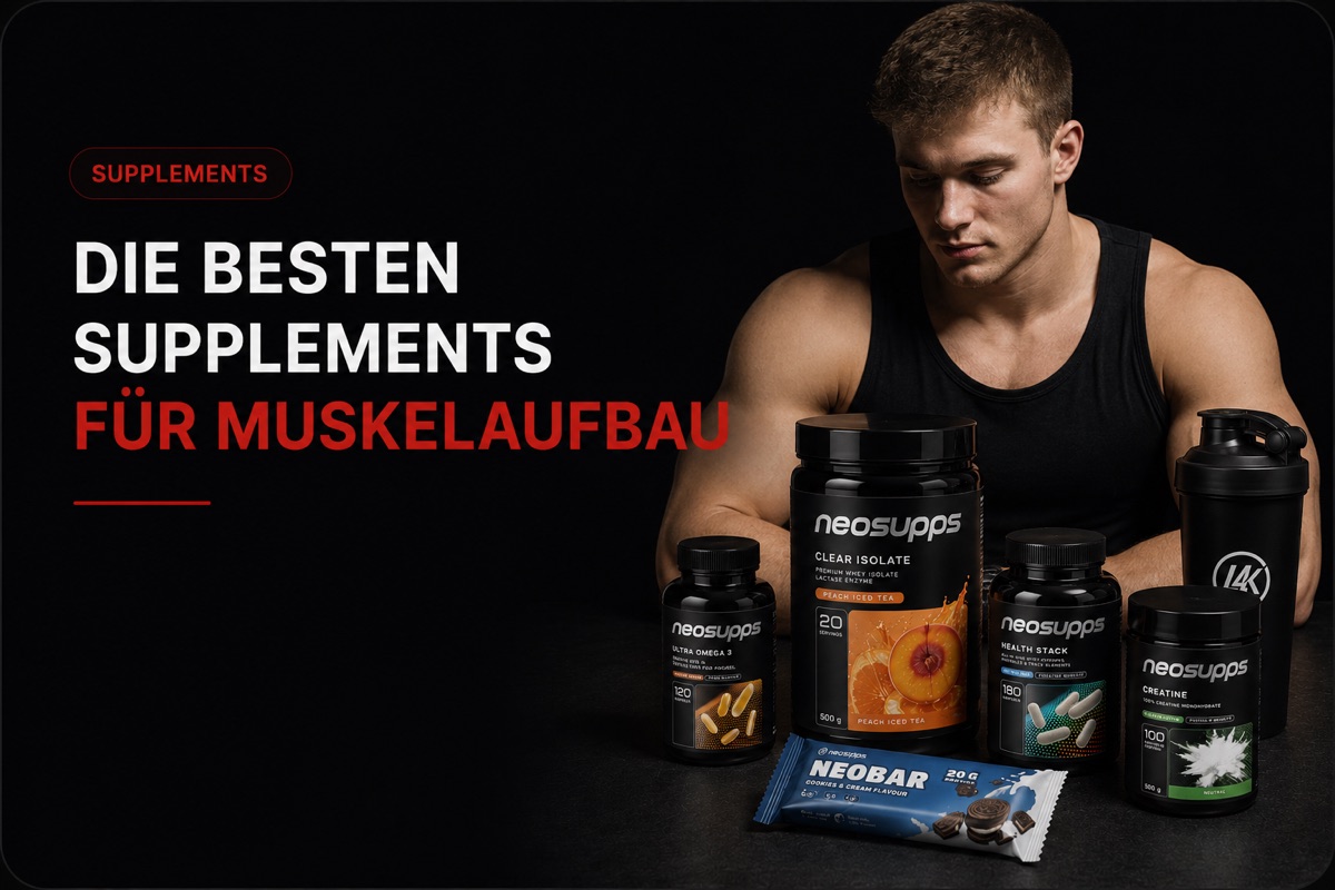 Die besten Supplements für Muskelaufbau