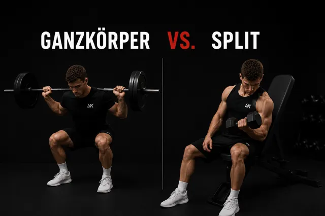 Ganzkörper vs. Split: Was ist besser? (KI-generiert)